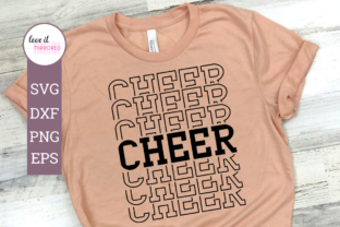 Cheer Mirror Word Cut File for Graphics and Crafts