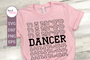 Dancer Mirror Word Graphics for Crafts