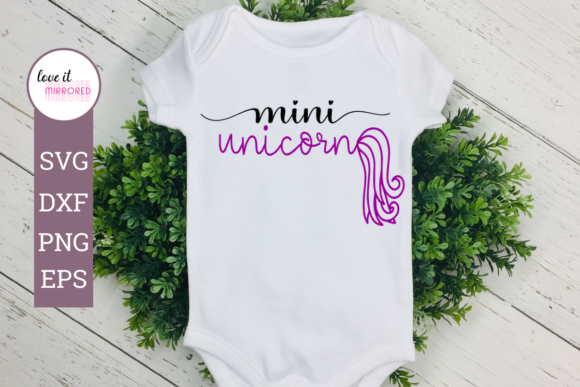 Mini Unicorn Graphics for Crafts and Creative Projects
