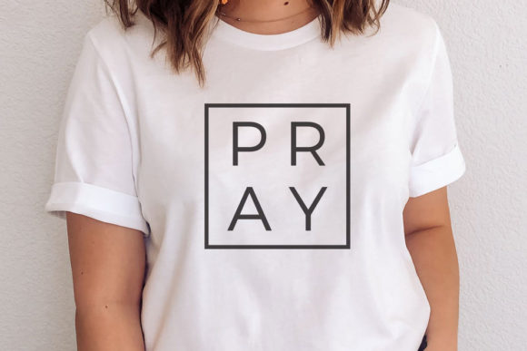 Pray Graphic Design Asset for Crafts and Website Publishing