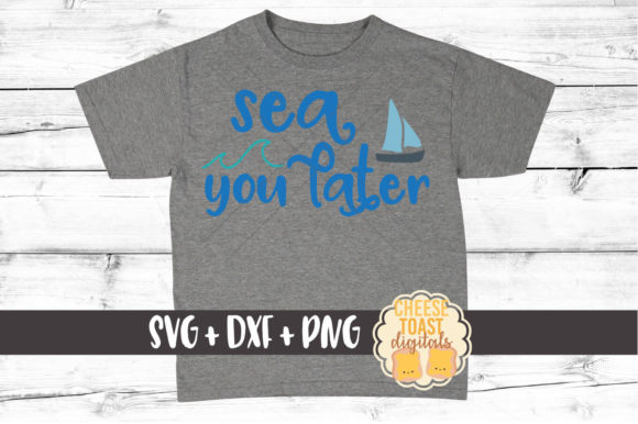 Sea You Later: A Versatile Graphic Design Asset for Crafts and Digital Publishing