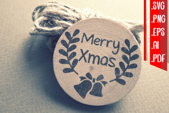 Xmas Ornament Round for Crafts and Graphics